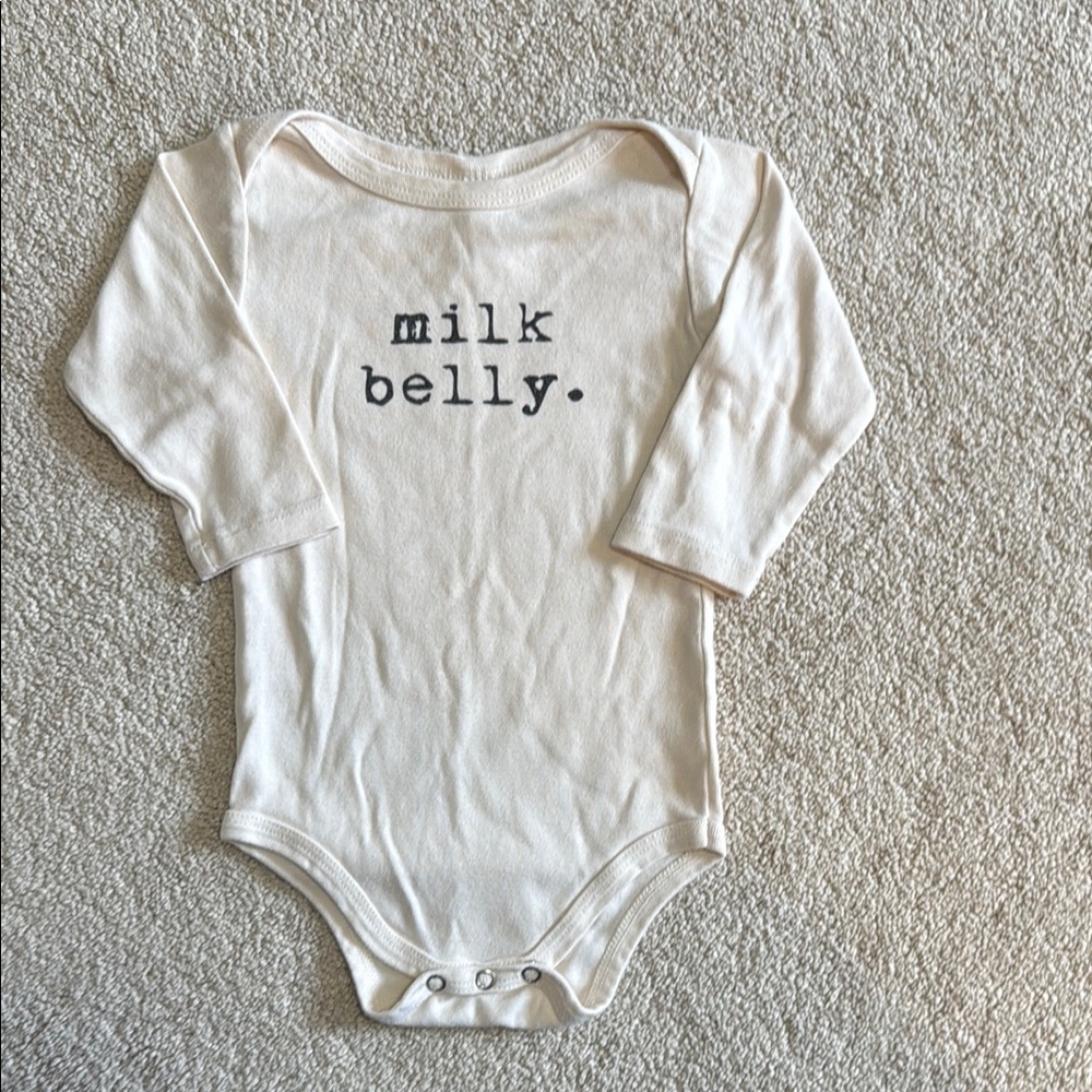 Tenth and Pine ‘Milk Belly’ Long Sleeve Bodysuit
